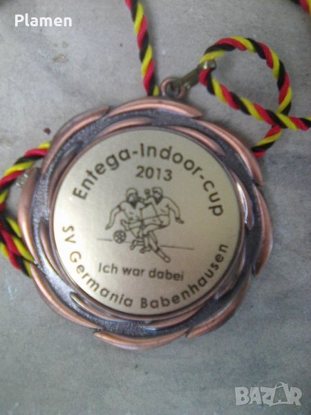 Немски футболен медал 1, снимка 1