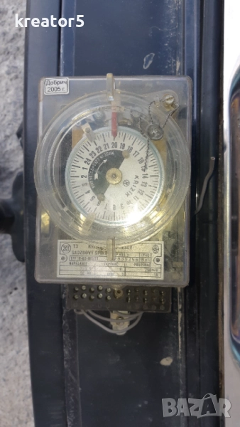 Часовник за Електромер чешки - Крижик, снимка 1