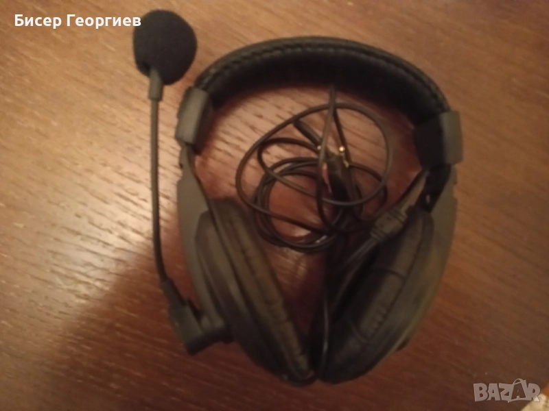 Слушалки с микрофон за компютър, снимка 1