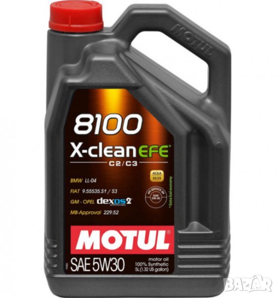 MOTUL 8100 X-CLEAN EFE 5W-30 5L, снимка 1