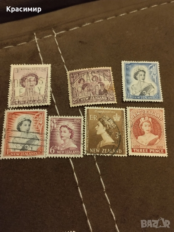 Нова Зеландия.Елизабет . пощенски марки , снимка 1