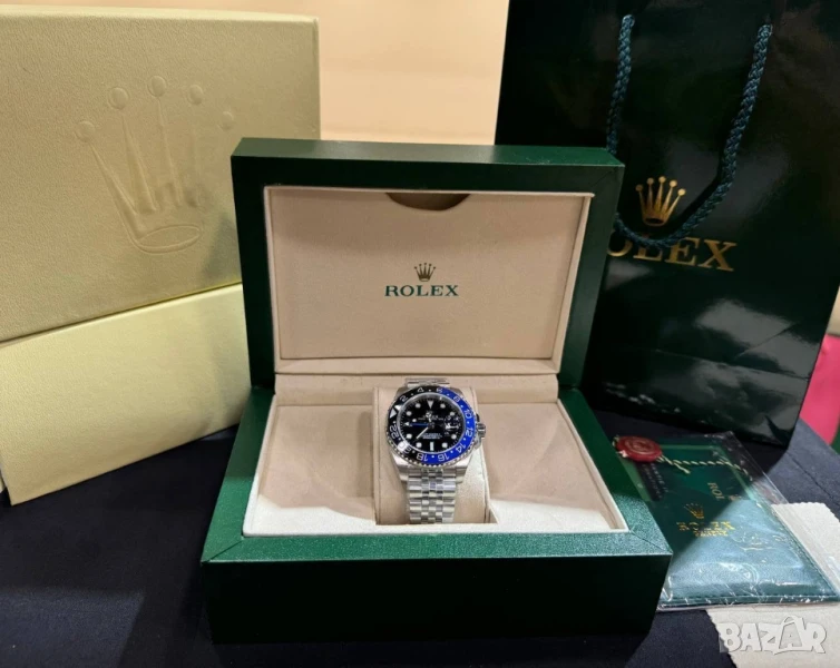 висококачествен часовник в кутия rolex , снимка 1