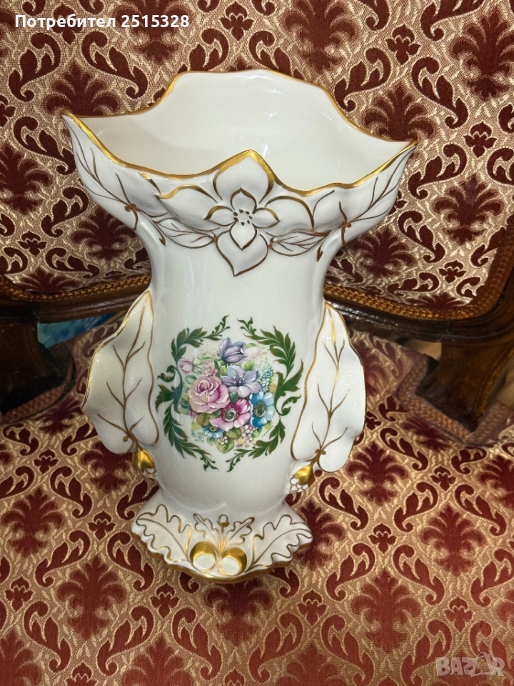 красива порцеланова ваза Limoges, снимка 1
