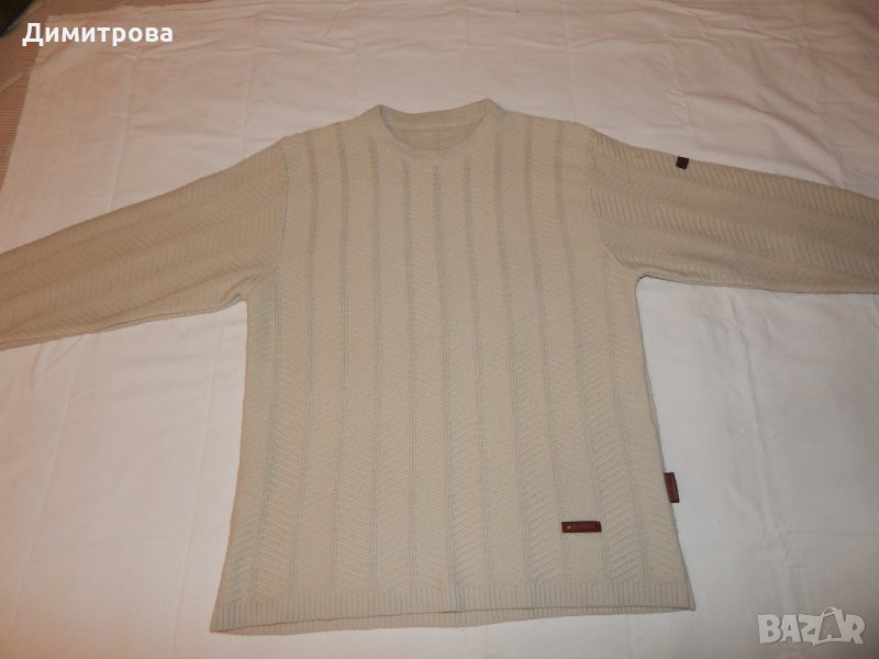 Мъжки сив пуловер ХЛ размер, снимка 1