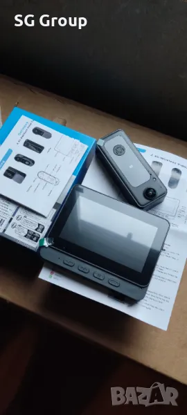 Комплект видеодомофон с HD видеокамера и 4.3'LCD монитор, снимка 1