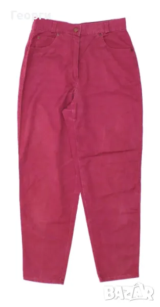 Летни дънки стил Mom, цвят тъмна циклама, р-р M-L, снимка 1