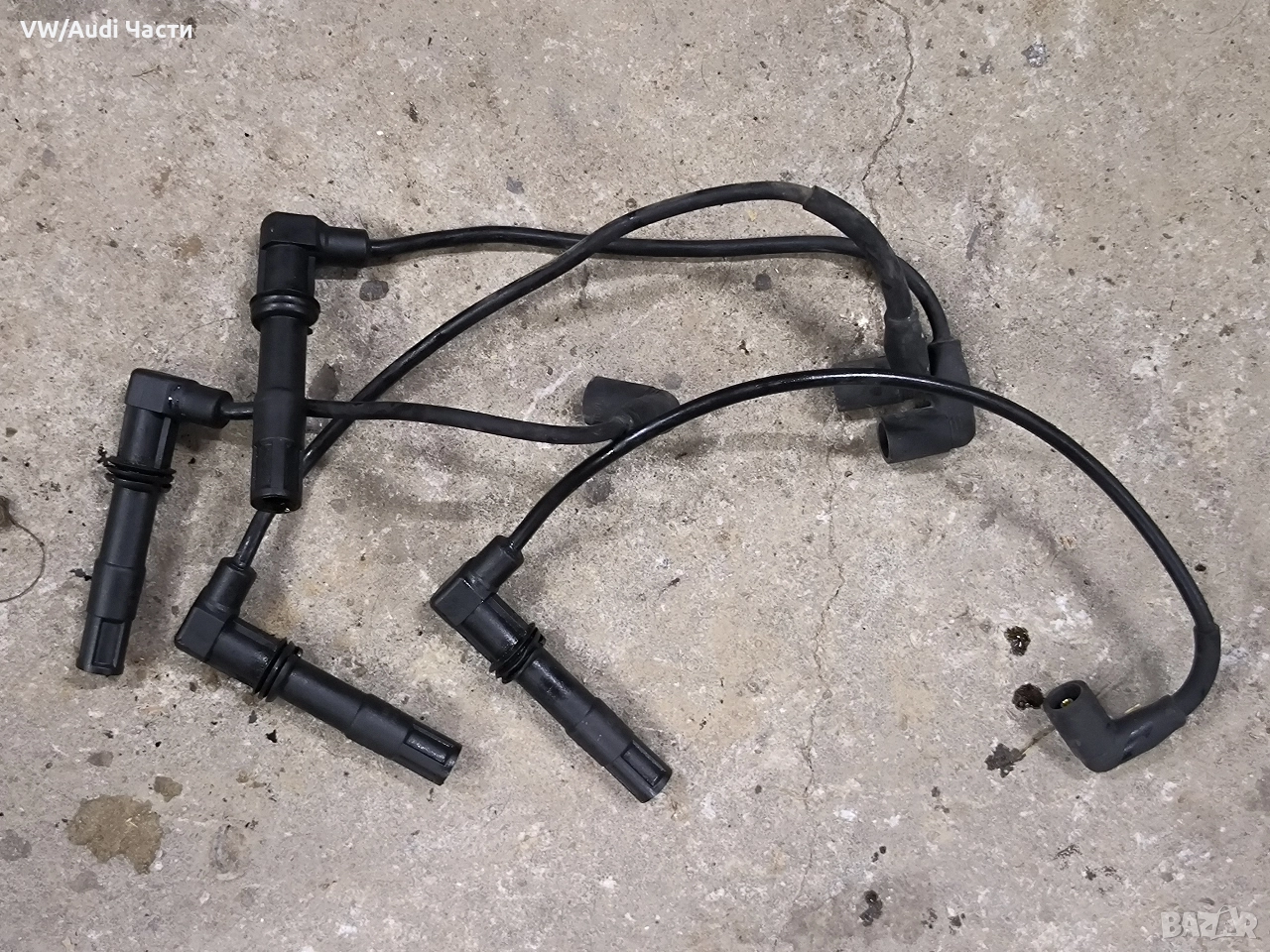 Кабели свещи бобина за Голф 4 Ауди А3 Сеат 1.6 VW Golf 4 Audi A3 Seat 1.6 AKL SR 06A035281A, снимка 1