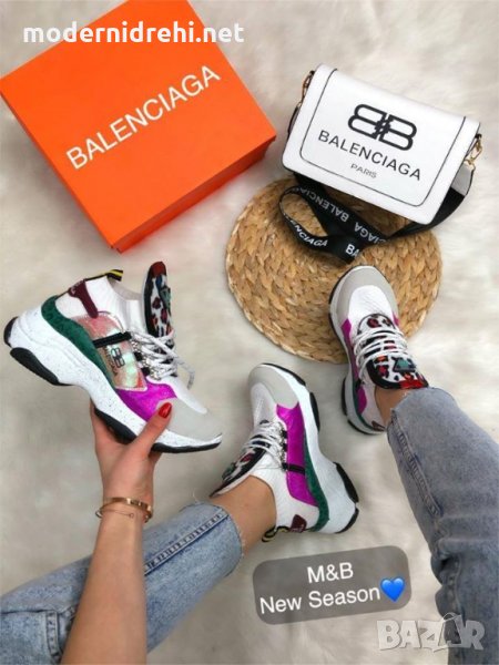 Дамски спортни обувки и чанта Balenciaga код 04, снимка 1