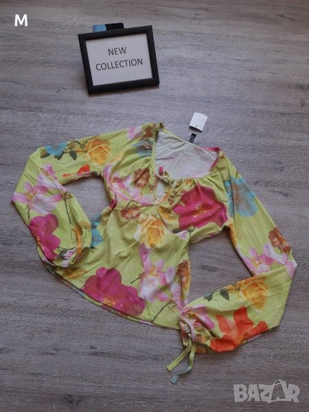 Нова колекция блуза на цветя на намаление, снимка 1