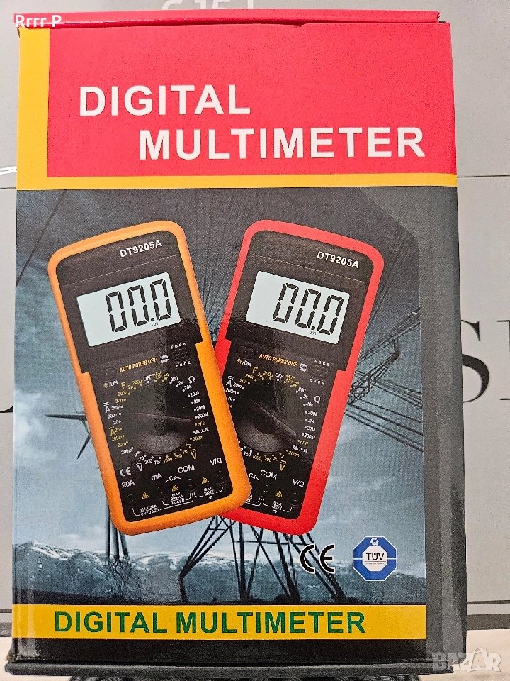 Дигитален мултицет/професионален с опция за измермане на кондензатори, снимка 1