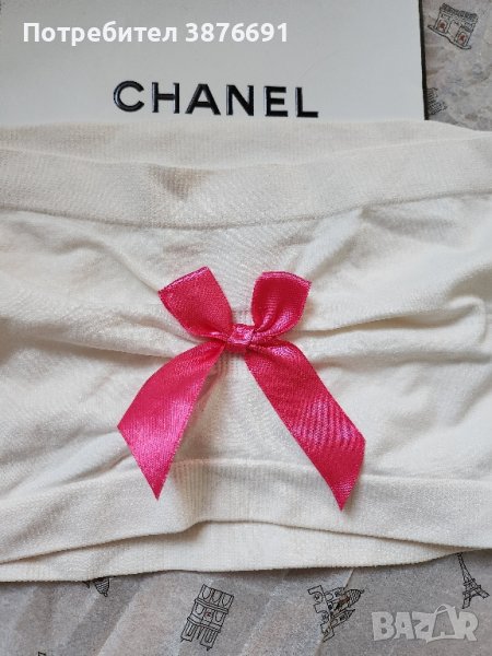 Мини бюстие лукс с панделка, снимка 1