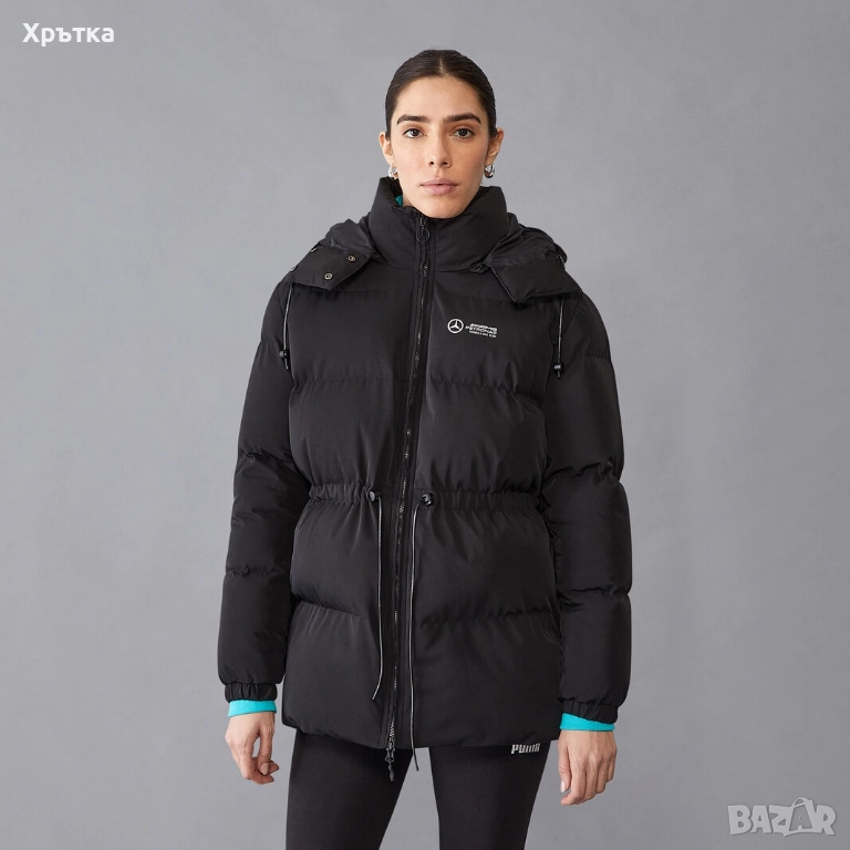 Mercedes AMG F1- Оригинално дамско зимно яке размер S-М, снимка 1