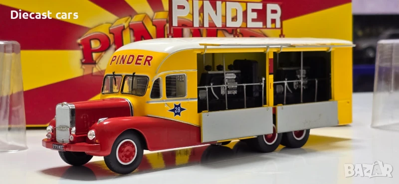 Truck Pinder circus year 1951- 1:43 Метален камион, снимка 1