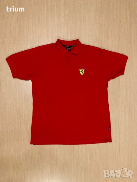 Страхотна оригинална тениска Ferrari, XXL, червен цвят , снимка 1