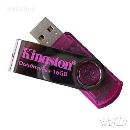 ФЛАШ ПАМЕТ KINGSTON 16GB, СИНЯ/РОЗОВА, снимка 1