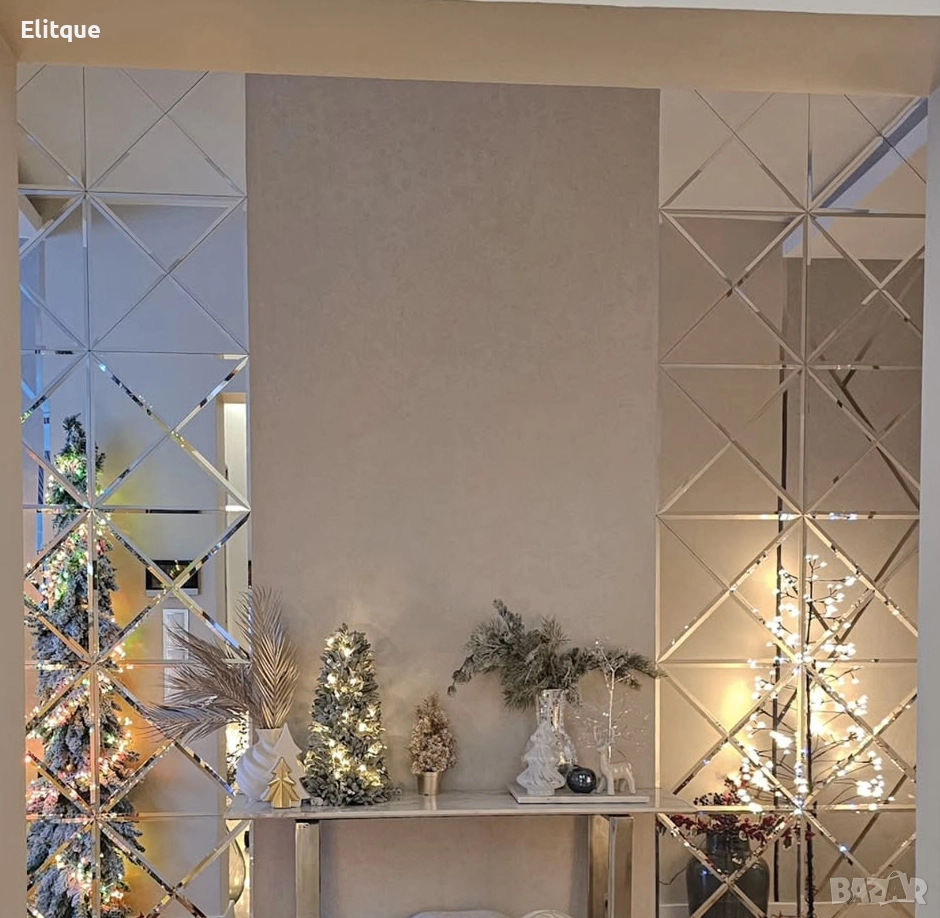 Огледални стикери за стена 32 броя – Лесен начин да преобразиш дома си с модерна елегантност, снимка 1