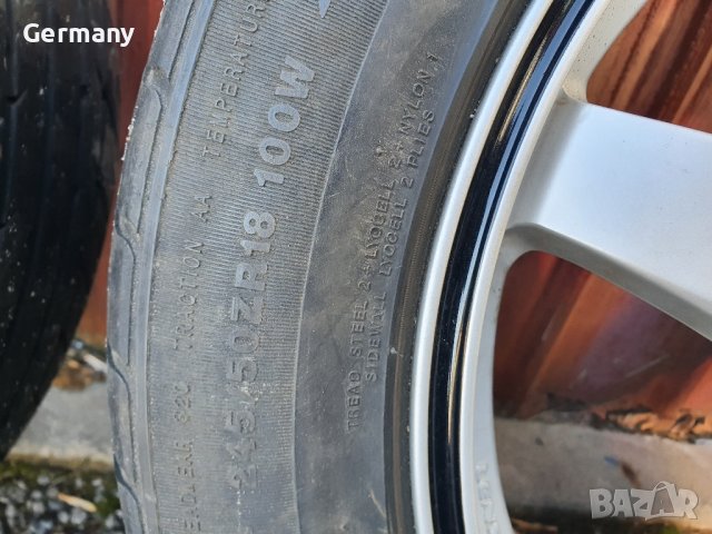 алуминиеви джанти lenso d1  5x114.3  honda nissan toyota 18 цола, снимка 2 - Гуми и джанти - 43268286