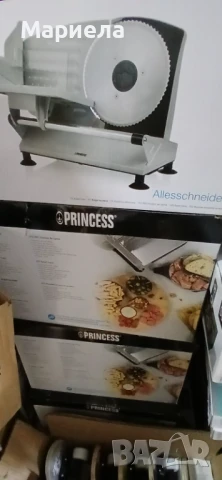 Колбасорезачка Princess 150W / Машина за рязане на колбаси / Слайс Машина 150W, снимка 7 - Други - 51101836