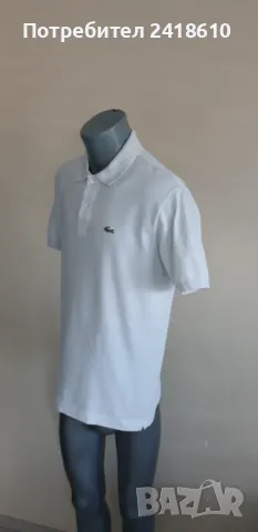 Lacoste Pique Cotton Classic Fit Mens Size 4 - M ОРИГИНАЛ! Мъжка Тениска!, снимка 7 - Тениски - 50338042