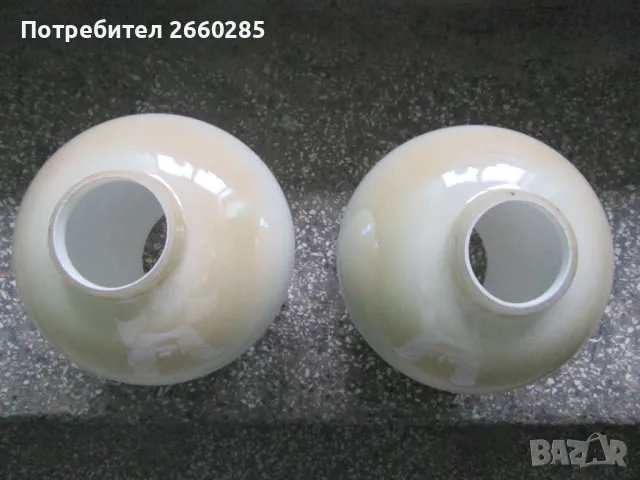 ДВА АБАЖУРА ЗА ПОЛИЛЕЙ ОТ СОЦА, снимка 2 - Полилеи - 49797827