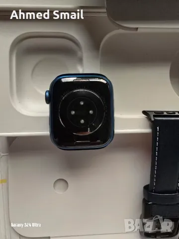 Apple Watch Series 7 Blue Sport Band 41mm, снимка 4 - Apple iPhone - 50227419