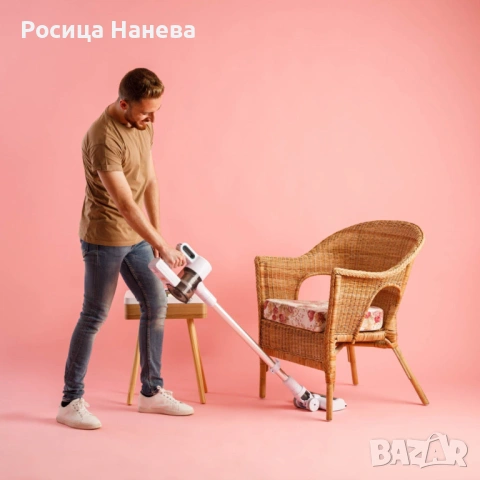 Безжична прахосмукачка Solac Turbobat Power - С HEPA филтър и LED четка, снимка 3 - Прахосмукачки - 53231109