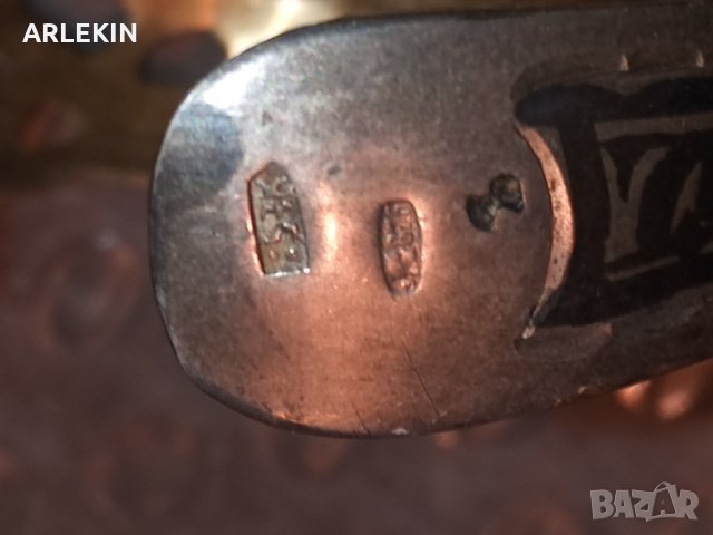 Стара сребърна руска гривна., снимка 2 - Гривни - 33677599