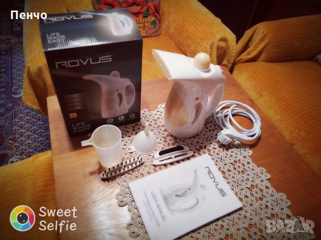 Ровус ROVUS ръчен уред за гладена с пара 60 лв. , снимка 10 - Ютии - 26886683