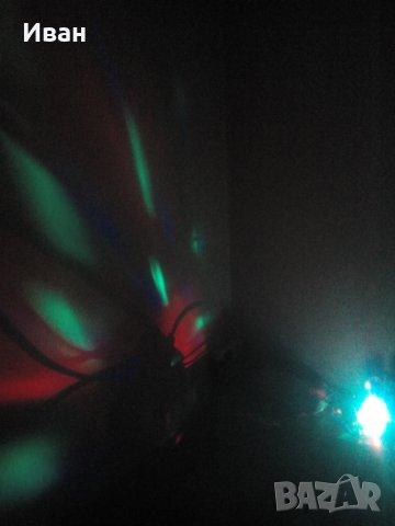Промо / Мини  DJ лампа разпръскваща цветна светлина + преходник микро УСБ / УСБ 2.0, снимка 12 - Друга електроника - 28107736