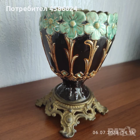 АНТИКВАРНА ЛАМПА НА ПОНЕ 130 ГОДИНИ ПОРЦЕЛАН, снимка 8 - Антикварни и старинни предмети - 50926210