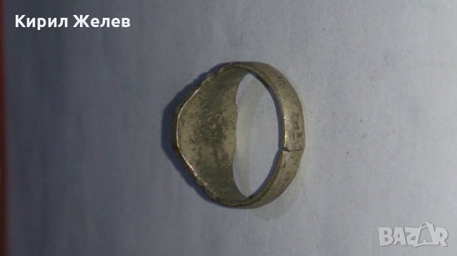 Стар пръстен уникат над стогодишен сачан - 67431, снимка 4 - Пръстени - 28993895