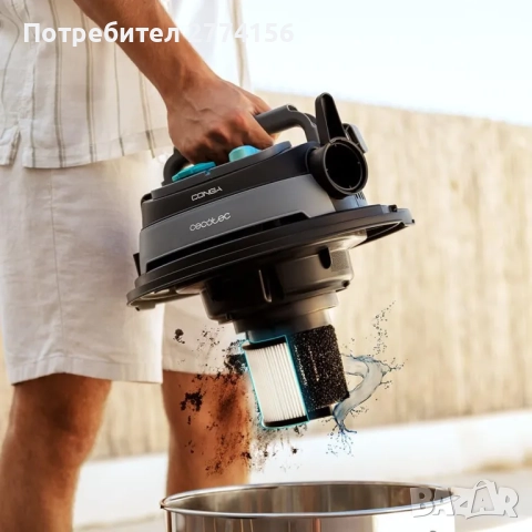 Прахосмукачка Cecotec Conga Rockstar Wet&Dry Steel Pro Tool 30, снимка 5 - Прахосмукачки - 52329979