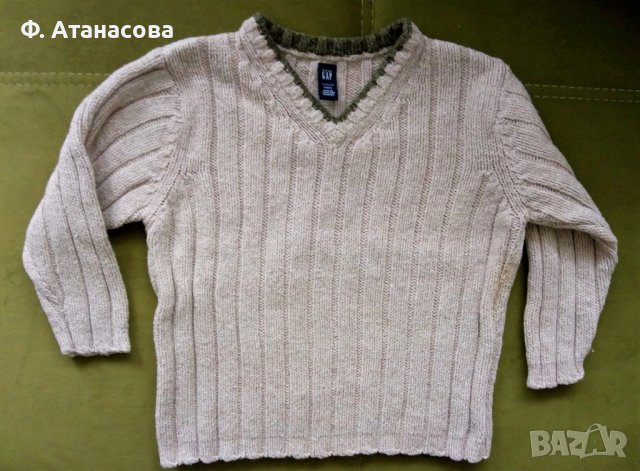 Страхотно пуловерче на GAP Kids / ГАП Кидс с вълна, 3 години, размер 98-104, снимка 1 - Детски пуловери и жилетки - 38294135