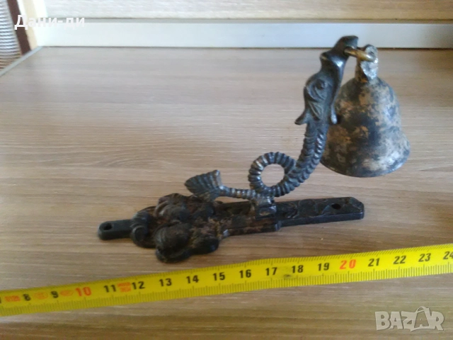 Камбана, звънец, хлопка месинг (бронз) от колекция , снимка 8 - Антикварни и старинни предмети - 42938573