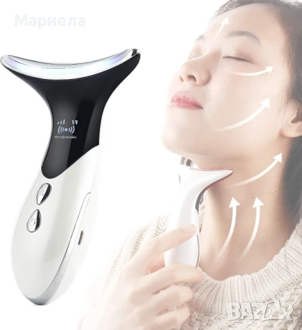 Масажор за лице с LED терапия / Изглаждане на фините линии / Лифтинг за лице, снимка 3 - Други - 50782013