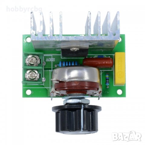 Фазов регулатор на мощност до 3800W, 220V, Димер, Регулатор на обороти, снимка 5 - Друга електроника - 39788869