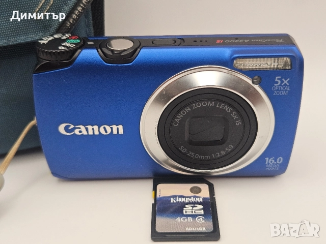Canon powershot A3300 IS digital camera дигитална камера фотоапарат, снимка 15 - Фотоапарати - 52519726