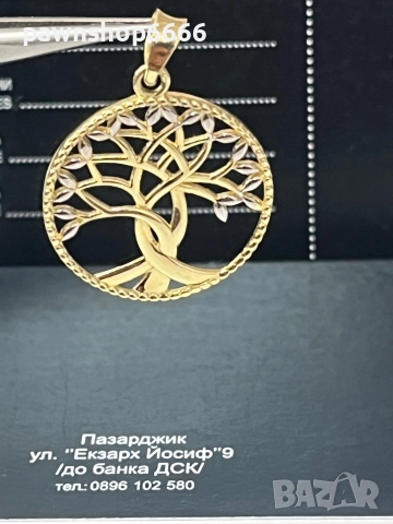 Златна висулка 14 карата , снимка 4 - Колиета, медальони, синджири - 51612285