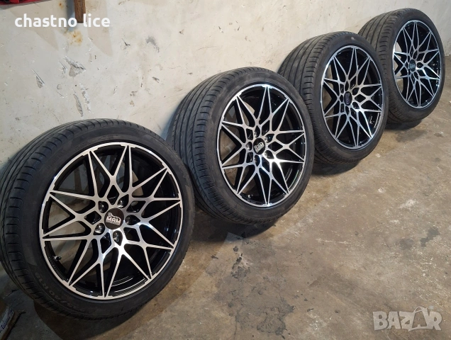 Джанти МАМ-R18-5×112-8J-ЕТ45-72.6 , снимка 2 - Гуми и джанти - 53159429