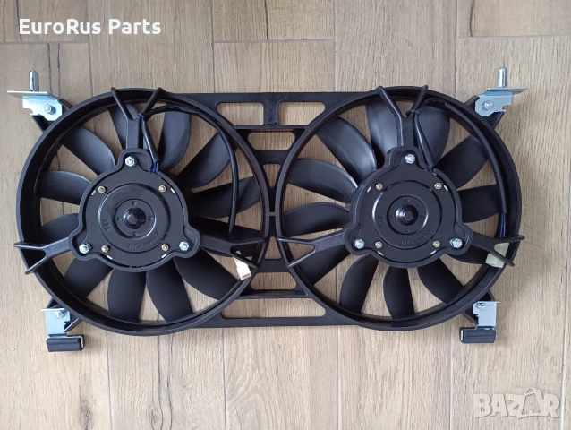 Мотор охлаждане радиатор двойно с перки ВАЗ 21214, снимка 4 - Части - 53569631