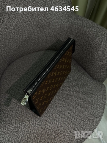 КАТО ЧИСТО НОВ Louis Vuitton Clutch, снимка 6 - Чанти - 52523585