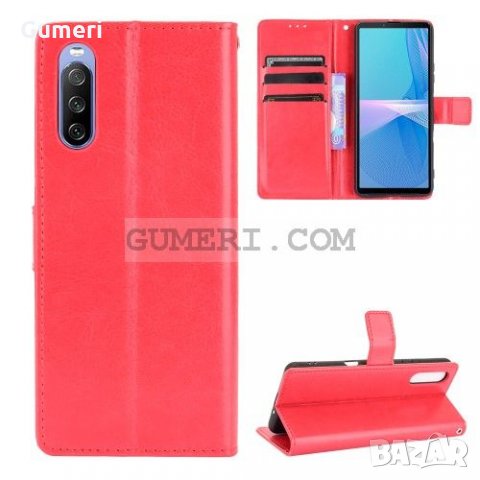 Sony Xperia 10 III Тефтер Стойка, снимка 12 - Калъфи, кейсове - 34842112