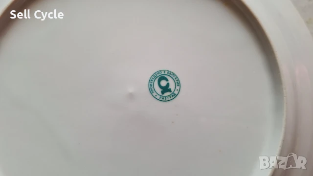 ✅БЪЛГАРСКА ПОРЦЕЛАНОВА ЧИНИЯ - МОТИВИ МАЙСКО ЦВЕТЕ - РАЗГРАД❗, снимка 4 - Чинии - 51103168