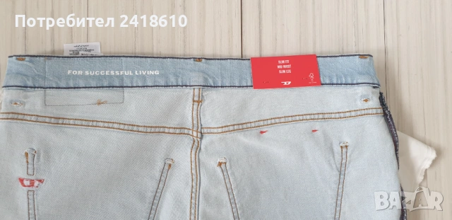 Diesel 2019 D - Struct Slim Fit  Mens Size 34 / 32 НОВО! ОРИГИНАЛ Мъжки Дънки!, снимка 9 - Дънки - 53271625