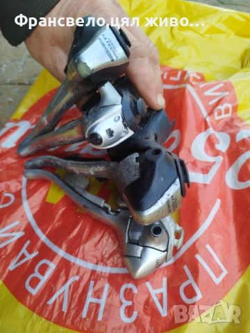 Команди за велосипед Shimano ultegra за ремонт или части , снимка 2 - Части за велосипеди - 52440486