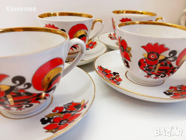 Руски порцелан , снимка 5 - Чаши - 50906758