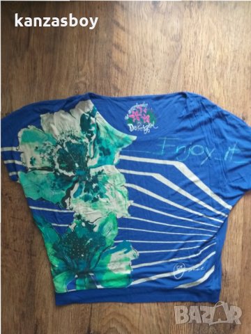 desigual - страхотна дамска блуза КАТО НОВА, снимка 3 - Блузи с дълъг ръкав и пуловери - 33070626