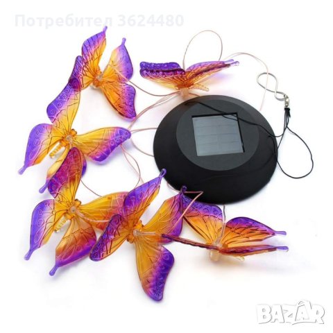 Цветни соларни камбанки, снимка 7 - Соларни лампи - 43127934