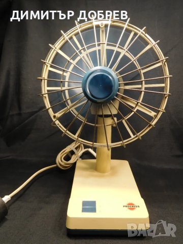 СТАР РЕТРО ОСЦИЛАТОРЕН НАСТОЛЕН/СТЕНЕН ВЕНТИЛАТОР PROGRESS GERMANY