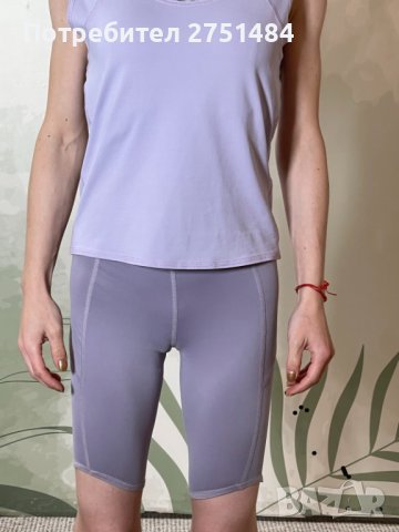 KIMJALY Women's Dynamic Yoga Shorts - Purple, снимка 3 - Спортни екипи - 43146242